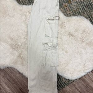 Women's Cream Flare Jeans